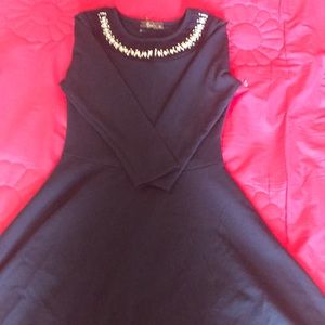 Pinch blue  Beaded long sleeve dress size medium
